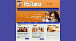 Desktop Screenshot of coaching4teenagers.com.au